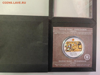 500фр 2020 Камерун Густав Климт - Ожидание, Ag999, до 13.08 - ЯЯ Ожидание Климт-3