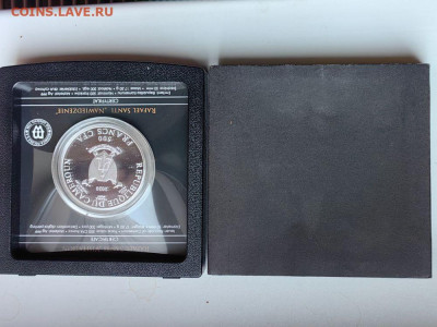 500фр 2020 Камерун Рафаэль Санти. Посещение, Ag999, до 13.08 - ЯЯ Посещение Рафаэль-4