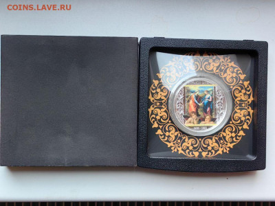 500фр 2020 Камерун Рафаэль Санти. Посещение, Ag999, до 13.08 - ЯЯ Посещение Рафаэль-1