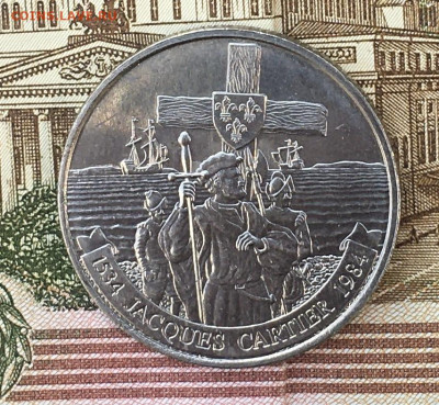 Канада 1 доллар 1984 450 лет Гаспе.  до 13.08.24 в 22.00 - IMG_E9760.JPG