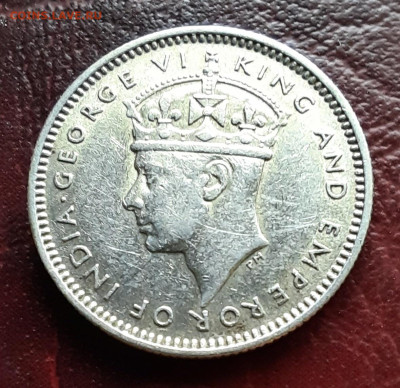 10 центов 1939, Малайя, серебро. - 1000007357