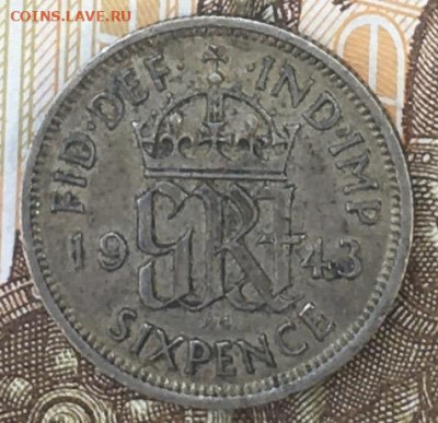 Великобритания 6 пенсов 1943 с 200 руб до 14.08. в 22.00 - IMG_E9882.JPG