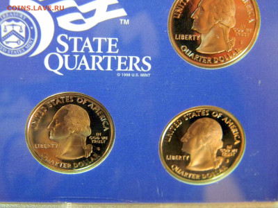 Годовой набор квотеров США 2006 "Штаты" (5 монет) Proof - DSCN5130.JPG