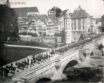 Нотгельды Германии. Обзорная тема. - Мост Неккар около 1895 года