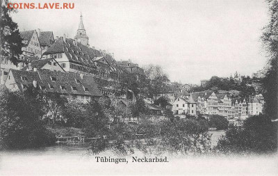Нотгельды Германии. Обзорная тема. - Тюбинген около 1913 года