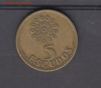 Португалия 1993  5 эскудо до 16 08 - 37