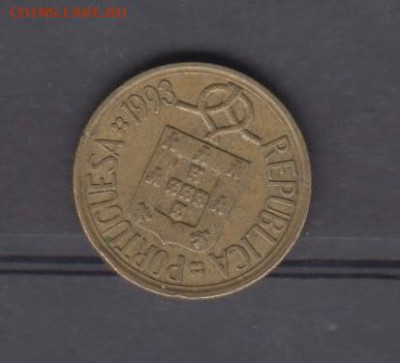 Португалия 1993  5 эскудо до 16 08 - 37а