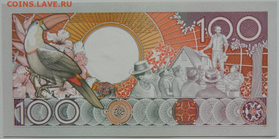 Суринам 100 гульденов 1986 г. до 17.08.24 - DSCN0521.JPG
