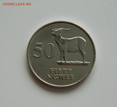 Замбия 50 нгве 1992 г. (Фауна) до 17.08.24 - DSCN1727.JPG