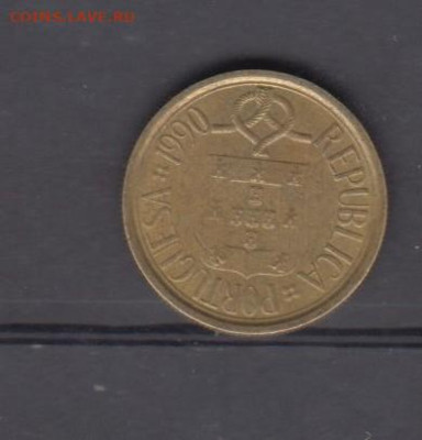 Португалия 1990 5 эскудо до 17 08 - 39а