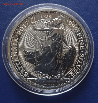 №1 Британика 2 фунта 2017 унция 999 до 18.08.24 в 22.00 МСК - 1723456644670