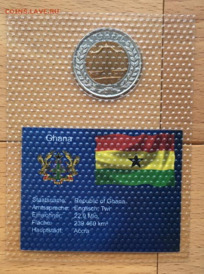 биметалл Гана 1 седи 2007 весы UNC блистер запайка - bimetall_gana_1_sedi_2007_vesy_unc_blister_zapajka (1)