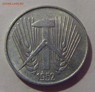 5 пфеннигов 1952 A ГДР №1 22.08.2024 22:00 МСК - CIMG0835.JPG