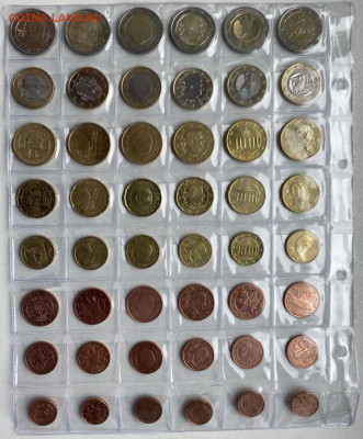 наборы регулярных евро разных стран 24 типа по ФИКС цене - kollekcija_reguljarnykh_evro_25_naborov_bimetall_redkost_evrocent_san_marino_andorra_malta_khorvatija
