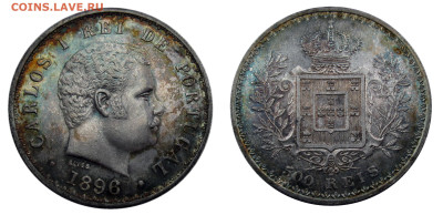 Португалия 500 рейс 1896. - 3