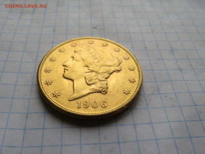 Золото 20$ США 1906 год на оценку - IMG_3950.JPG