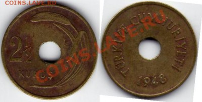 >L< Турция 2 ½ куруш 1948 до 28.01.12 22:00 - Турция_2,5_куруш_48