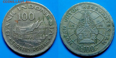 Индонезия ФИКС до 28.09 - Индонезия 100 рупий, 1978