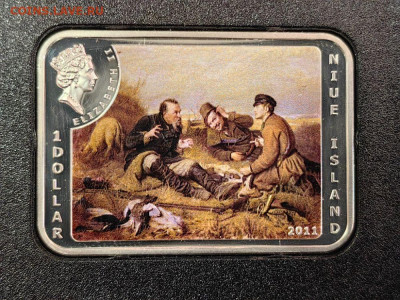 1дол 2011 Ниуэ Василий Перов, Ag925, до 29.08 - ЯЯ Перов-4