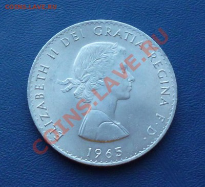 Великобритания. 1 крона 1965. Черчиль UNC до 28.01.12 в 22-0 - Черчиль 2_новый размер
