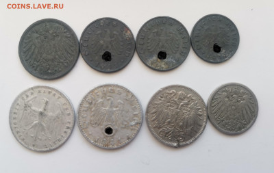 Набор монет германии 200 марок-1928; 50 пф.-1941; 20 пф.-191 - IMG_20240826_104625