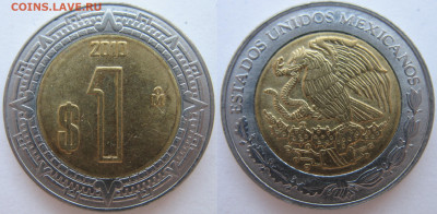 Мексика 1 песо 2010 г. До 31.08.24 - Мексика 1 песо 2010.JPG