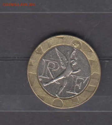 Франция 1992 10 франков до 02 09 - 534а