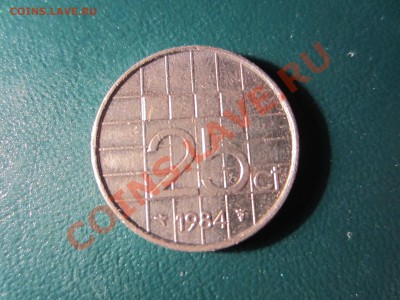 НИДЕРЛАНДЫ  25 центов 1984. - IMG_1201