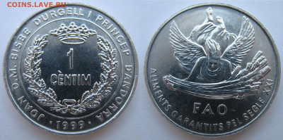 Андорра 1 сантим 1999 г. ФАО До 31.08.24 - Андорра 1 сантим 1999.JPG