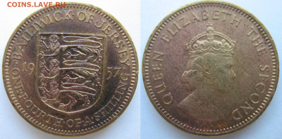 4 шиллинга 1957 г. До 31.08.24 - Джерси 1-4 шиллинга 1957.JPG