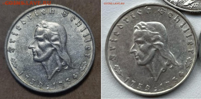 2 марки 1934 Шиллер. Оценка - zx1
