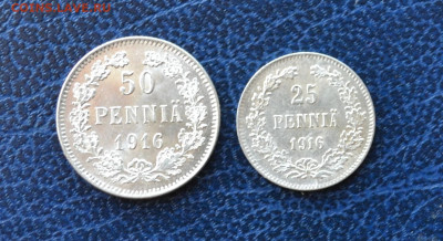 Лот монет Русская Финляндия 1916 - DSC_0169.JPG