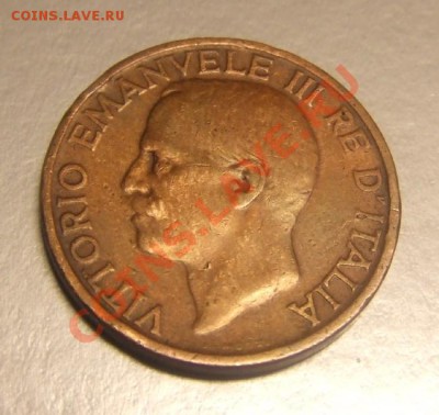 ИТАЛИЯ 1 чентезимо 1921г. до 27.01 (22.30) - Италия 10 чен. 1921 А