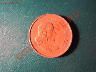 ЮАР  1 цент 1966. - IMG_1254