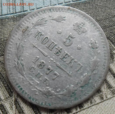 5 копеек 1877 до 6.09.24 - 5 к 1877 3