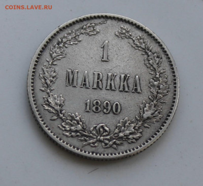1 марка Финляндия 1890 год - IMG_7764.JPG