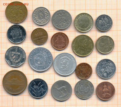 40 монет-40 стран, до 09.09.2024 г. в 22.00 по Москве - 1а 001