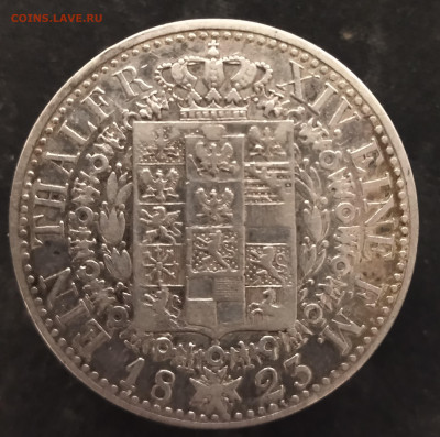 Пруссия 1 талер 1823 Фридрих Вильгельм III - на оценку - 1823_2.JPG