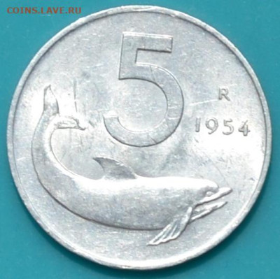 Италия 5 лир 1954. - DSC_0372.JPG