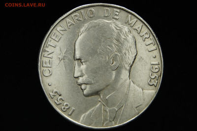 Серебро 1 песо 1953 Куба 100 лет Хосе Марти до 12.09 - _DSC7870.JPG