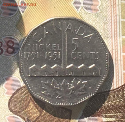 Канада 5 центов 1951 200 лет никелю до 12.09.24 в 22.00 - IMG_E0505.JPG