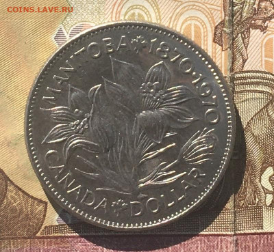 Канада 1 доллар 1970 100 лет Манитоба до 12.09.24 в 22.0 - IMG_E0519.JPG