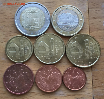 Набор регулярных Евро Андорра 2014-2017  2 1 евро 50 20 10 5 - IMG_5104.JPG