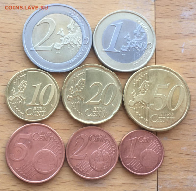 набор евро Словения 2007 биметалл 2 1 евро 50 20 10 5 2 1 ец - IMG_5168.JPG