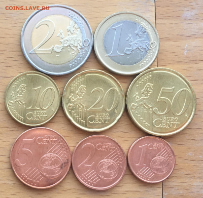 набор евро Испания Филипп VI 2023 биметалл 2 1 евро 50 20 10 - IMG_5236.JPG