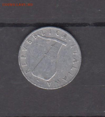 Италия 1951 5 лир до 15 09 - 224а