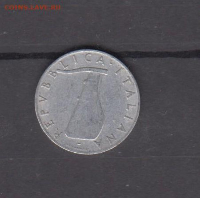 Италия 1952 5 лир до 15 09 - 225а