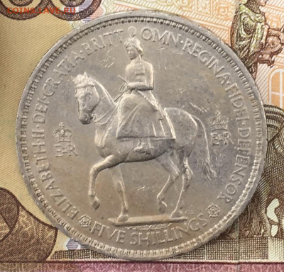 Великобритания Шайба 5 шиллингов 1953 до 18.09 в 22.00 - IMG_E0562.JPG