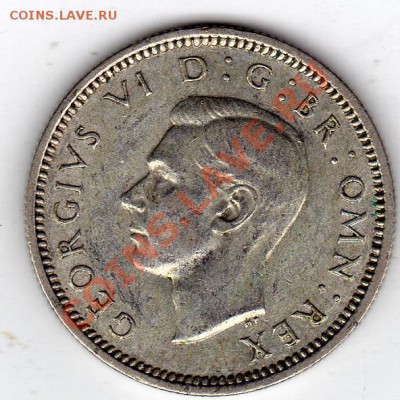 Ag Великобритания 6 пенсов 1940 до 30.01-22ч (1190) - img494
