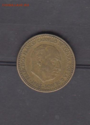 Испания 1963(64) 1 песета до 22 09 - 18